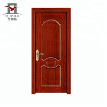 Preço de PVC laminado porta de madeira residencial china profissional porta fabricação